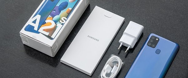 فتح علبة هاتف Samsung Galaxy A21s:
